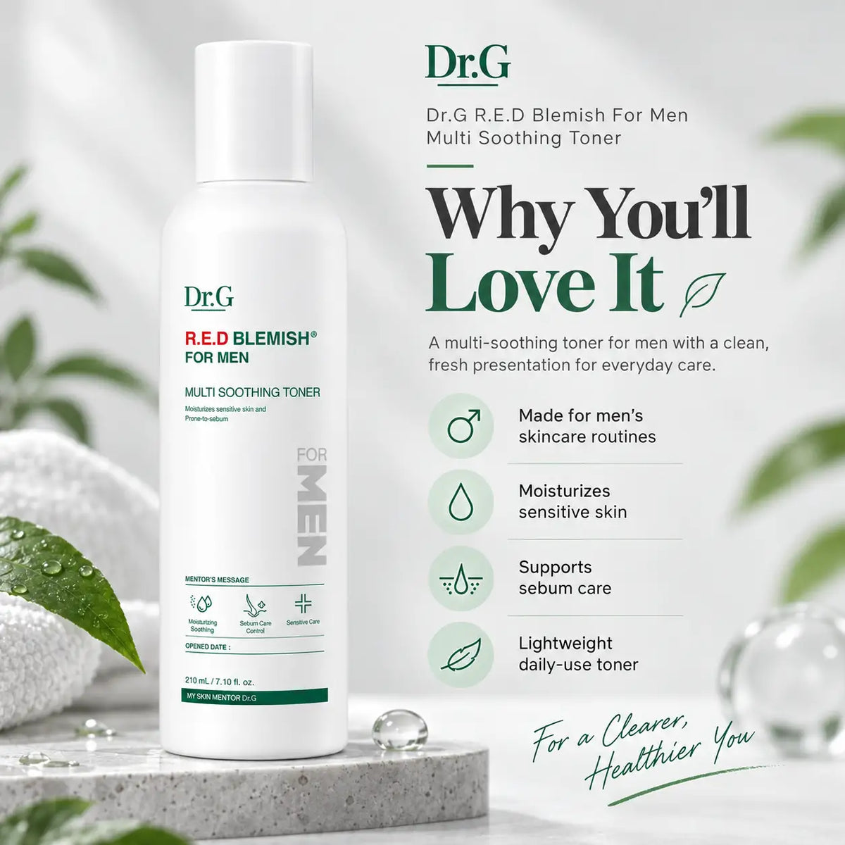 Dr.G Red Blemish for Men Multi Soothing Toner 200ml