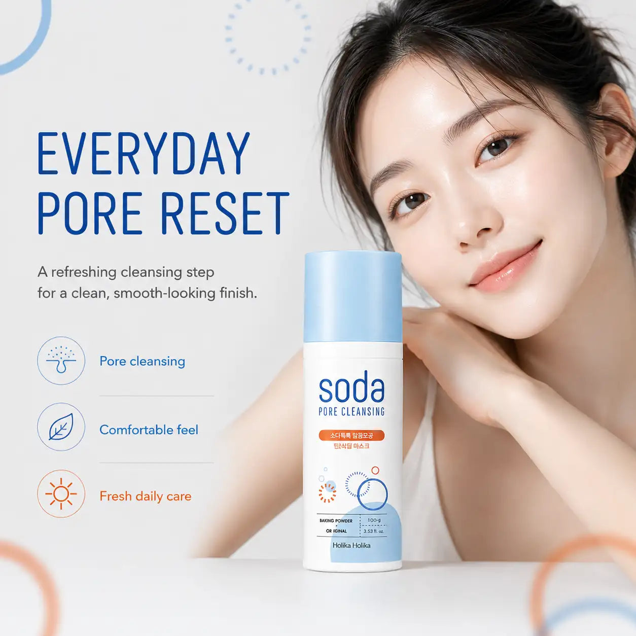 Holika Holika Soda Pore Cleansing O2 Bubble Mask 100ml