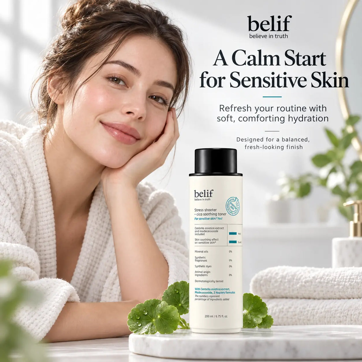 belif Stress Shooter Cica Soothing Toner 200ml