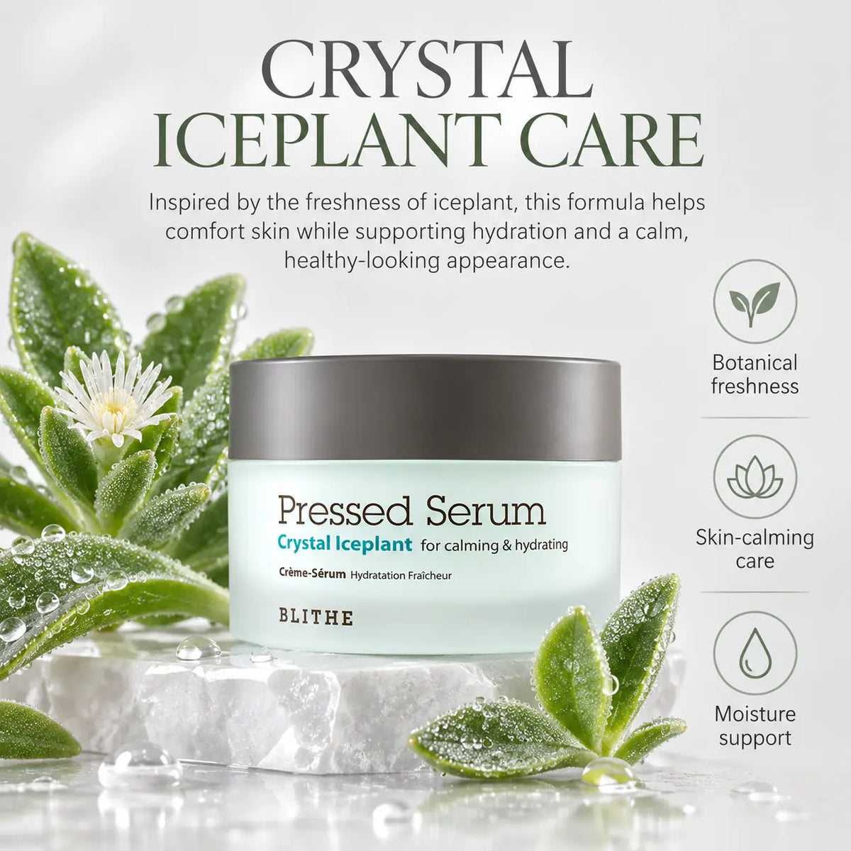 BLITHE Pressed Serum Crystal Iceplant 50ml