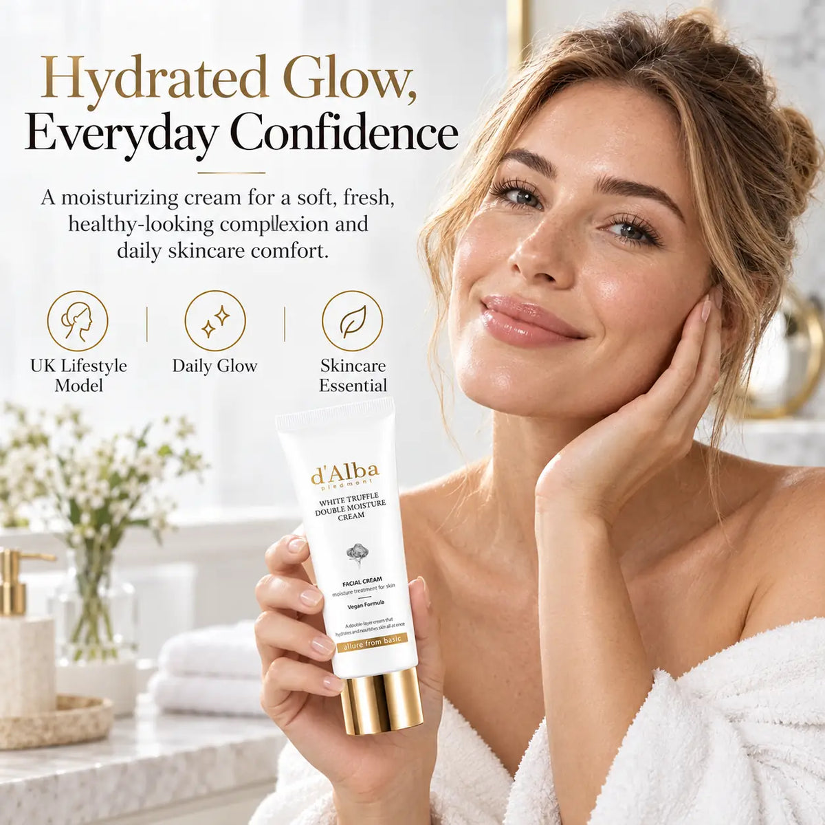 d'Alba White Truffle Double Moisture Cream 60ml