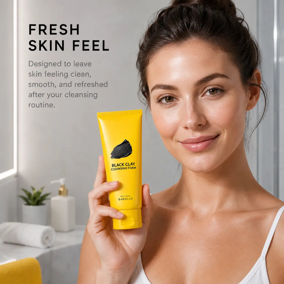 BARULAB Black Clay Cleansing Foam 100ml