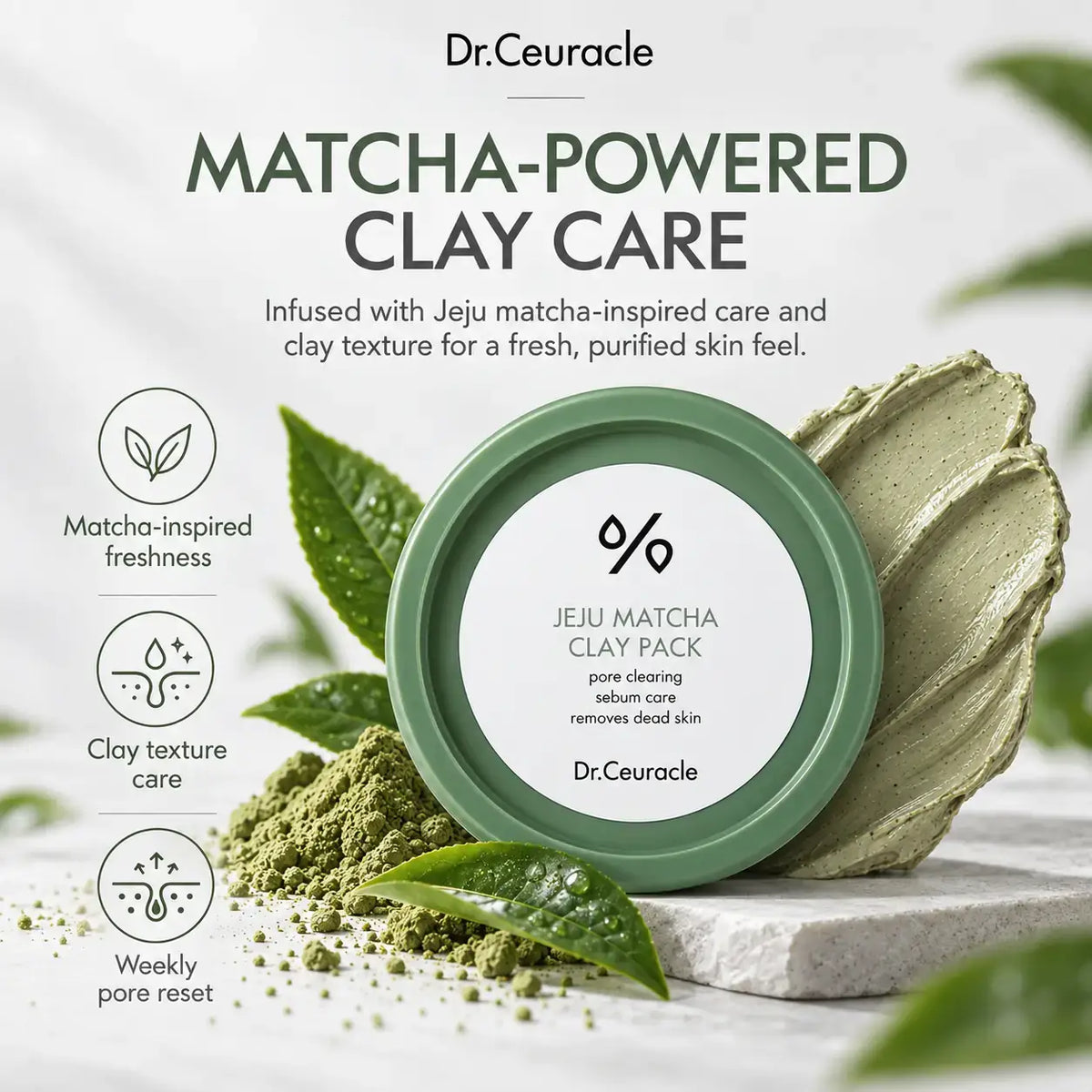 Dr. Ceuracle Jeju Matcha Clay Pack 115g