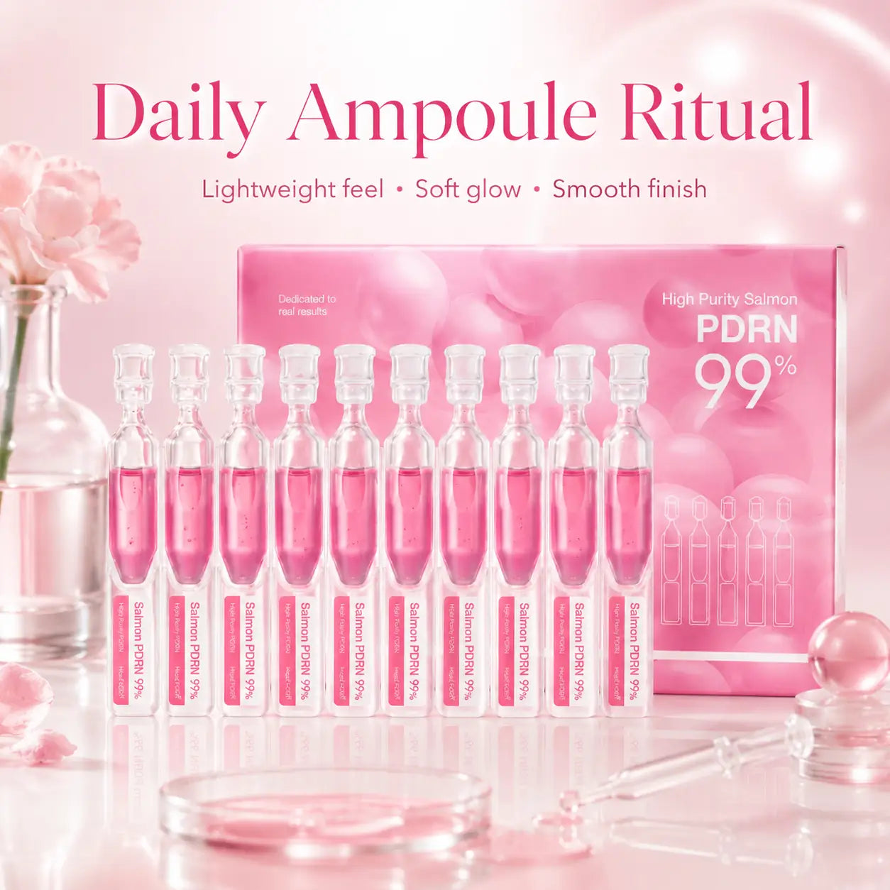 Medicube PDRN Pink One Day Serum Set 1.5ml x 10ea