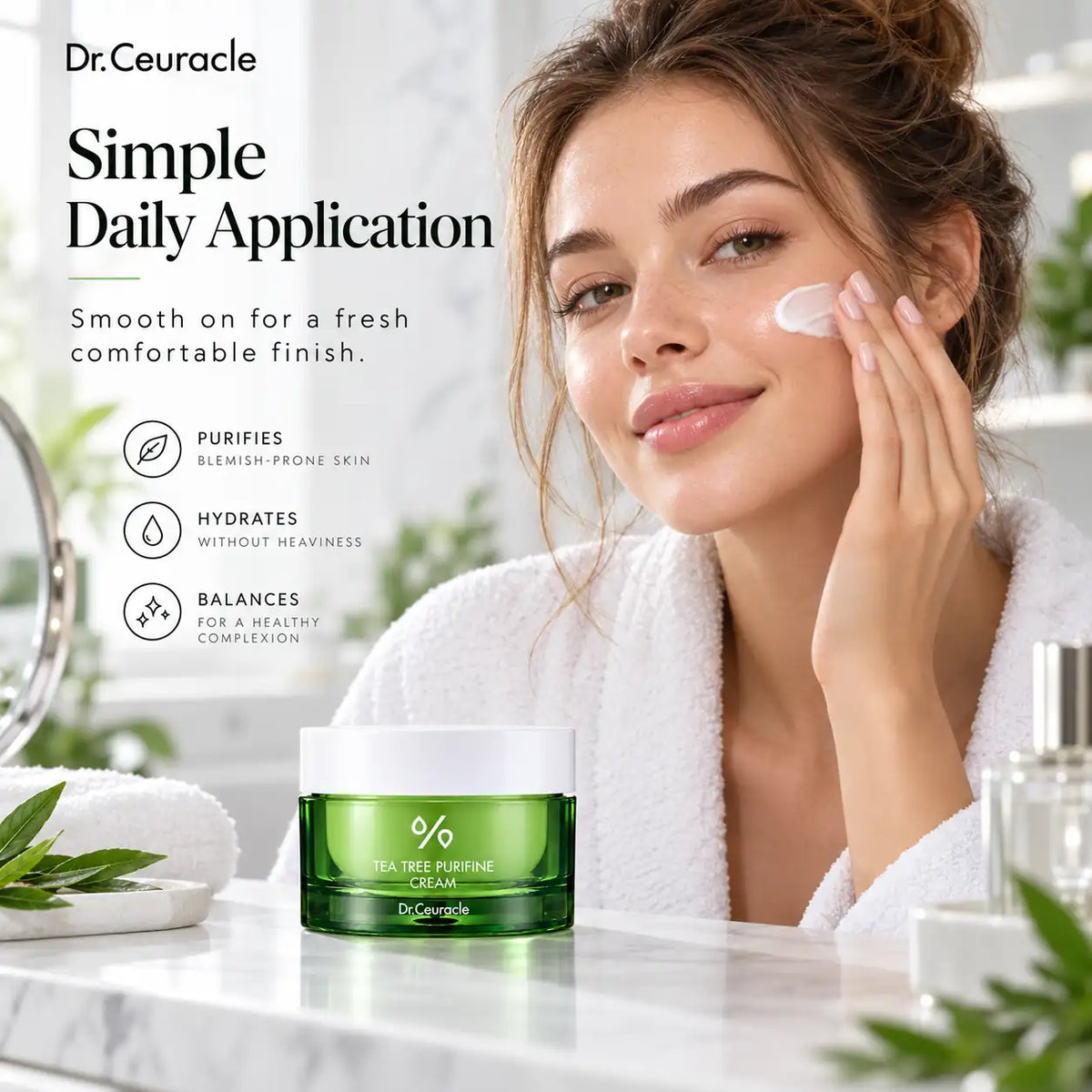 Dr. Ceuracle Tea Tree Purifine 80 Cream 50g