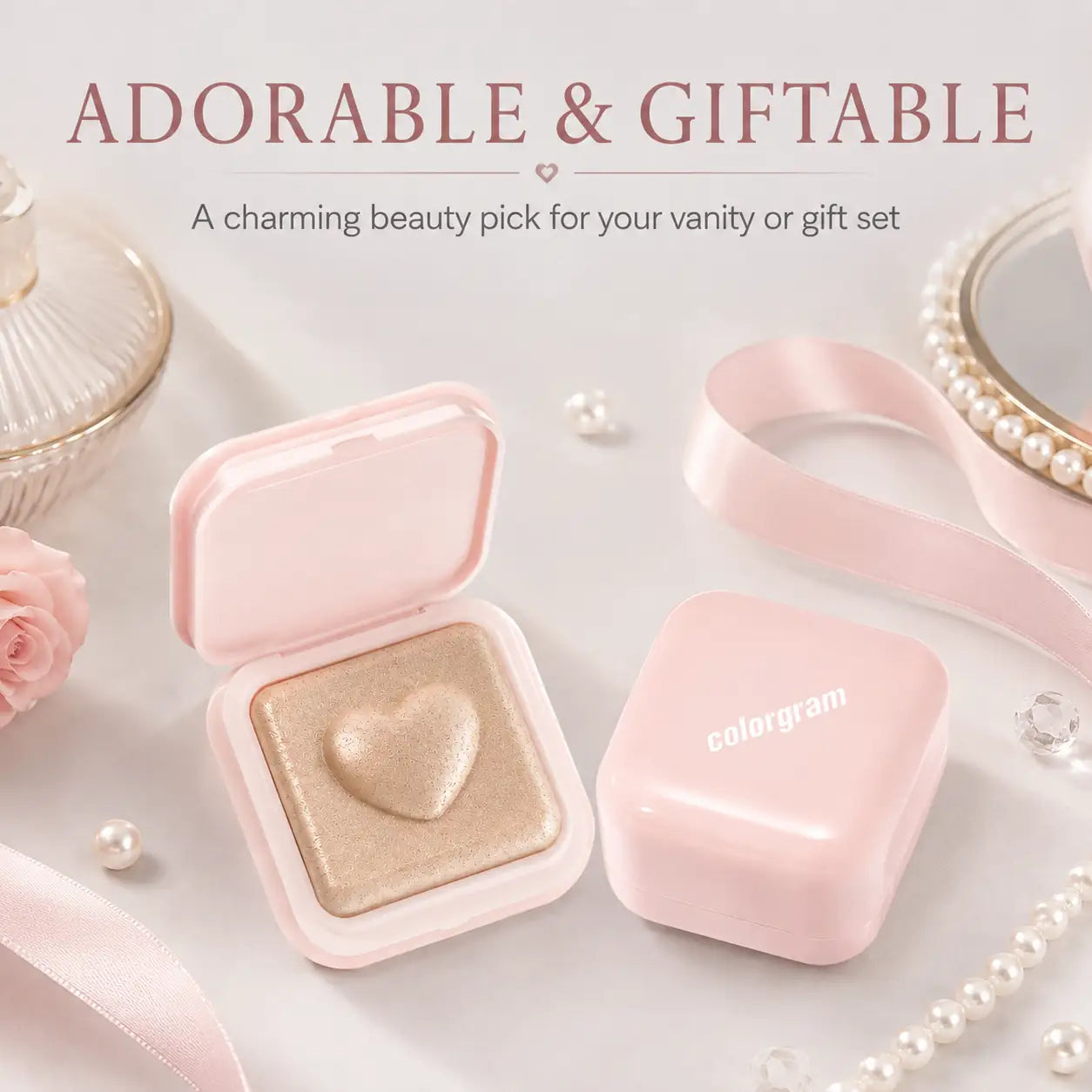 Colorgram Milk Bling Heartlighter 01 Peach Heart (view 11)
