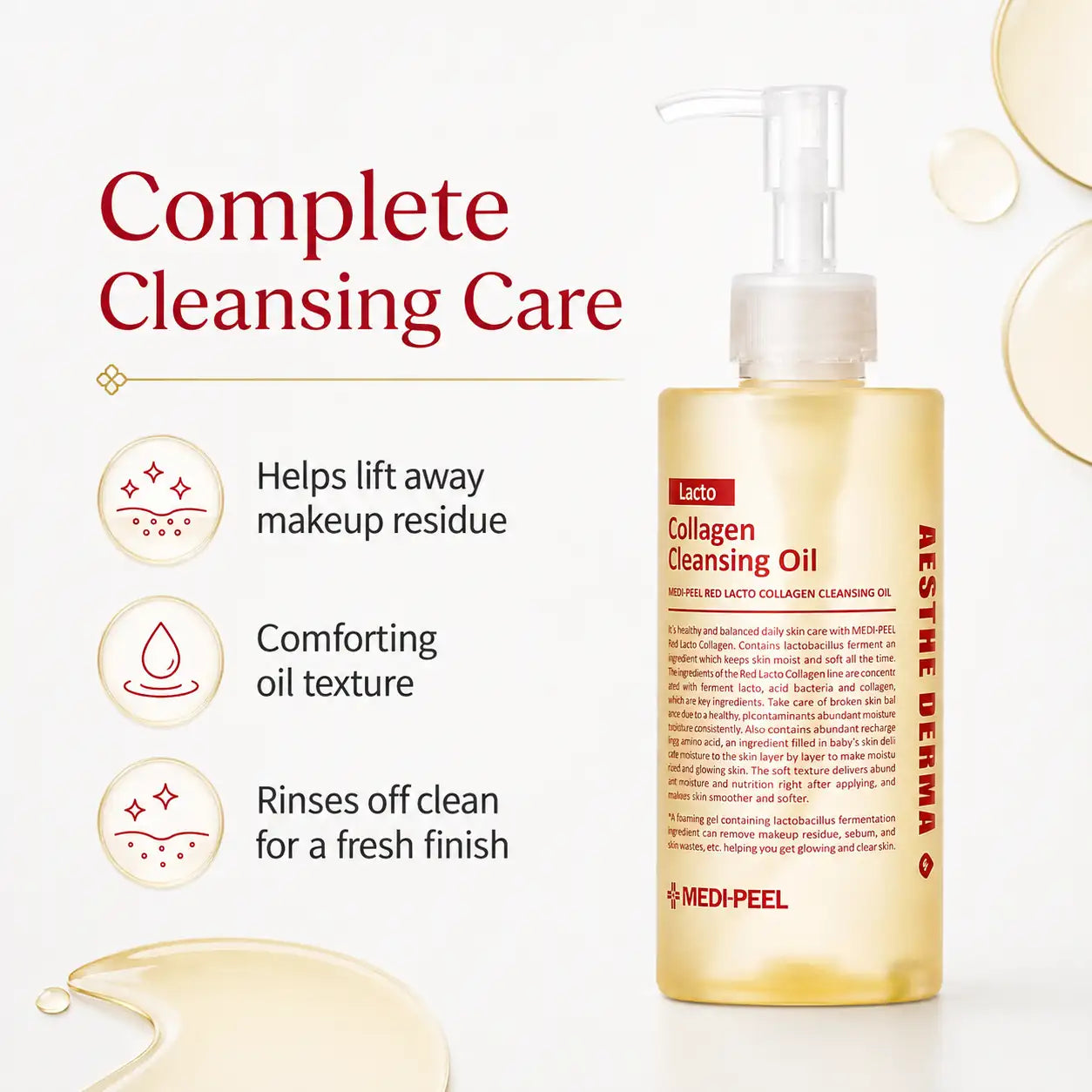 MEDI-PEEL Red Lacto Collagen Cleansing Oil 200ml