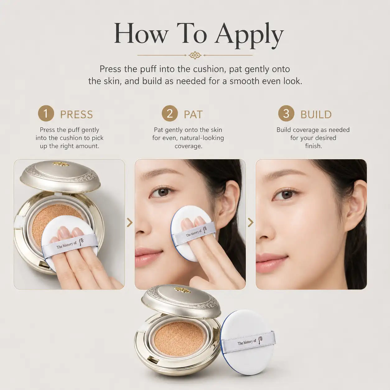 cushion set with refill contents