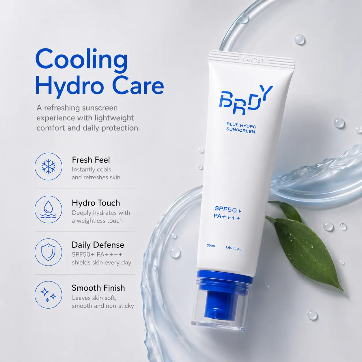 B.READY Blue Hydro Sunscreen 50ml