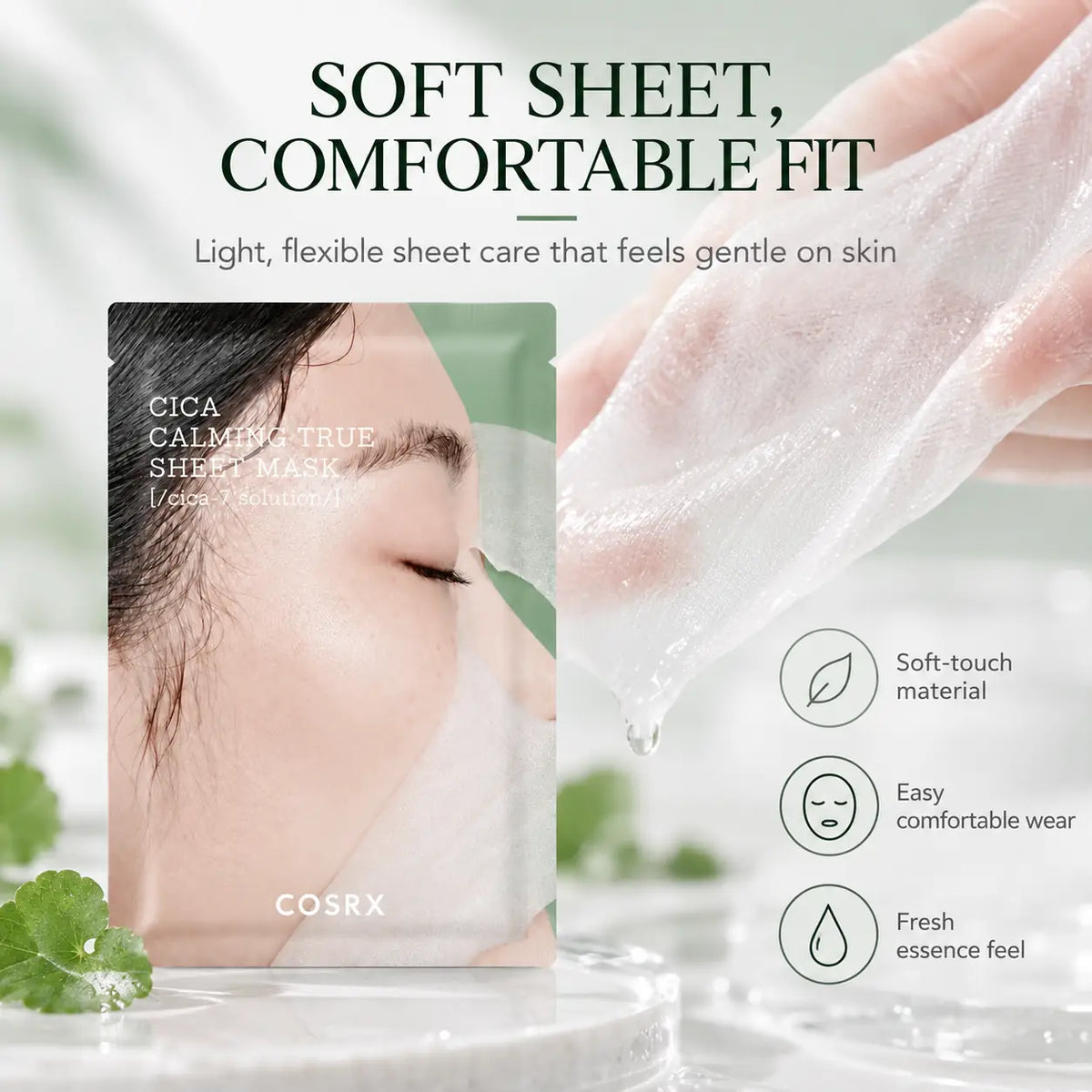 COSRX Pure Fit Cica Calming True Sheet Mask 21g 1ea 21g