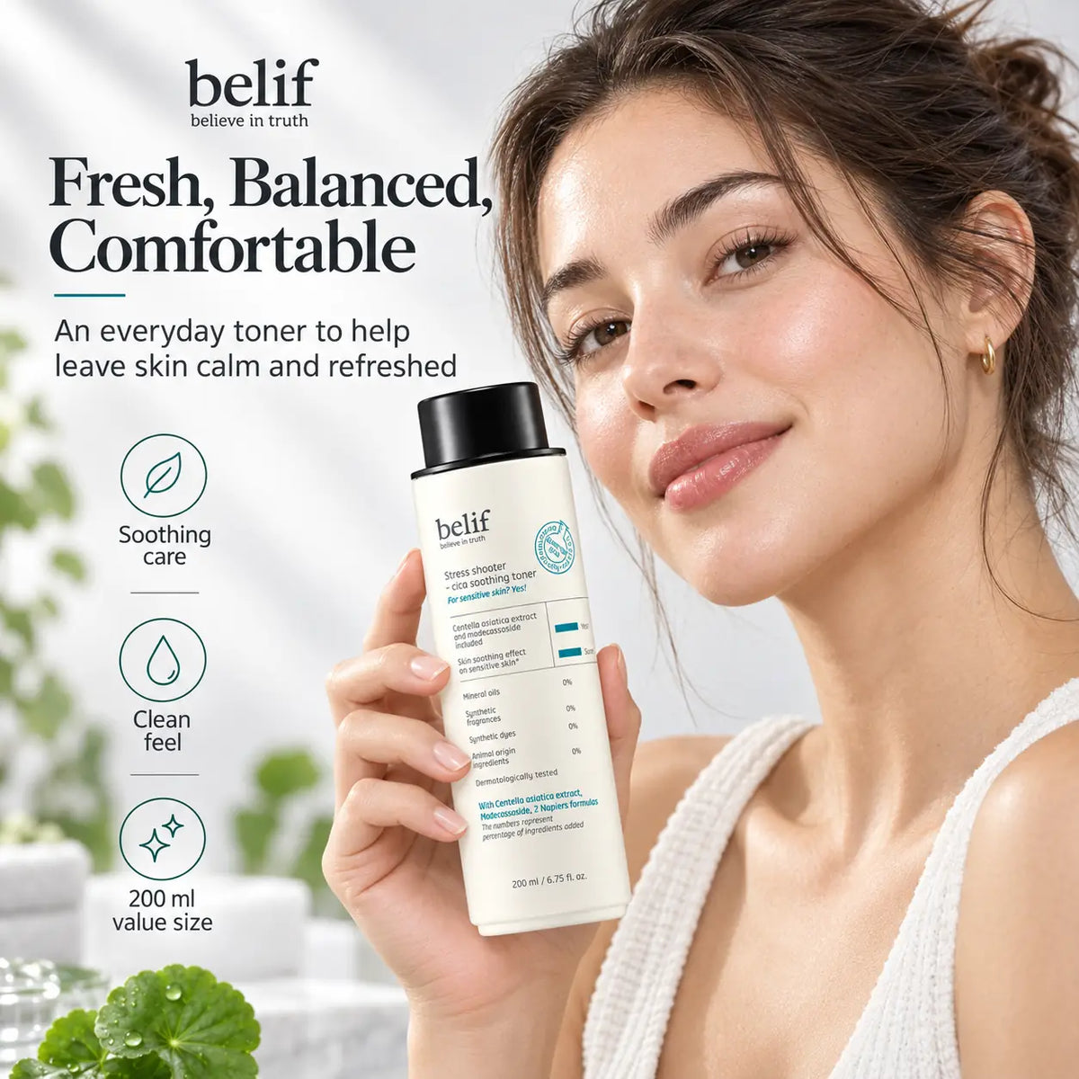 belif Stress Shooter Cica Soothing Toner 200ml