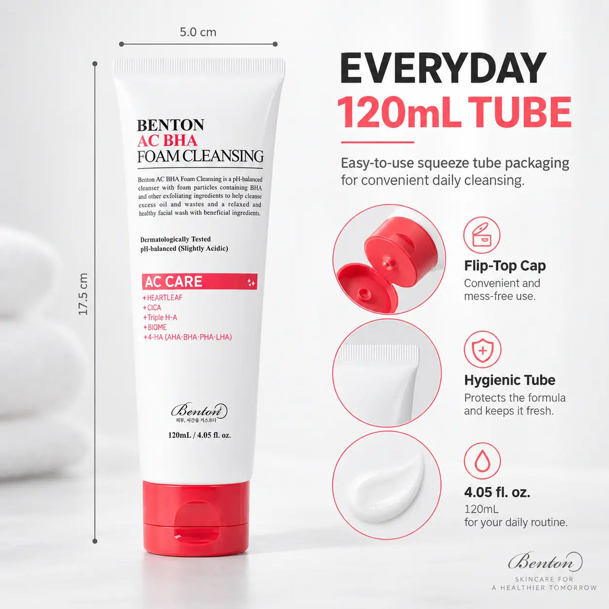 Benton AC BHA Foam Cleansing 120ml