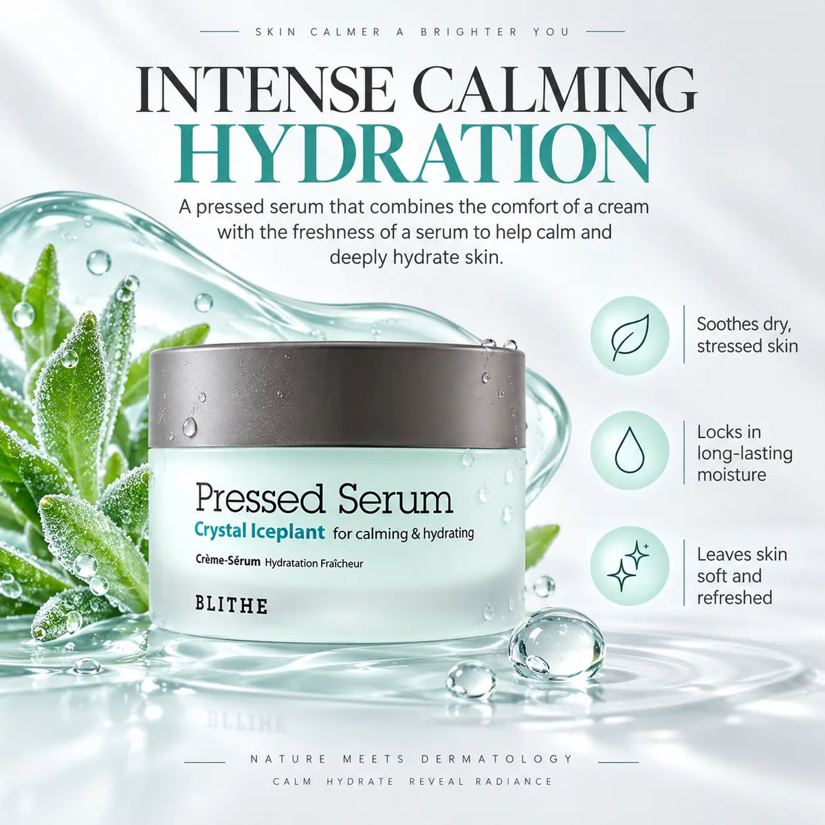 BLITHE Pressed Serum Crystal Iceplant 50ml