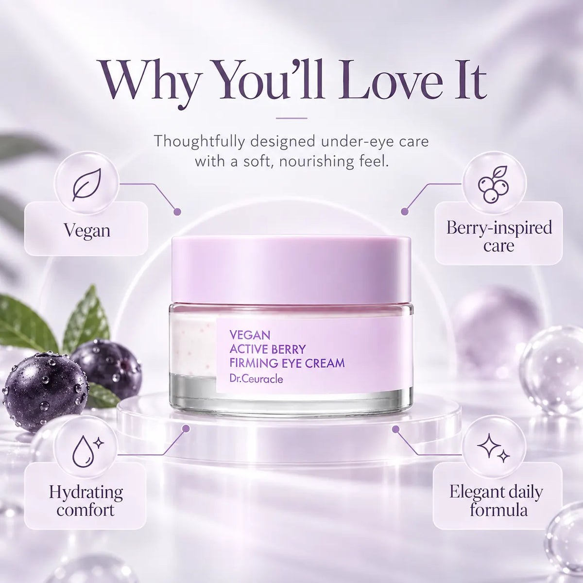 Dr. Ceuracle Vegan Active Berry Firming Eye Cream 32g