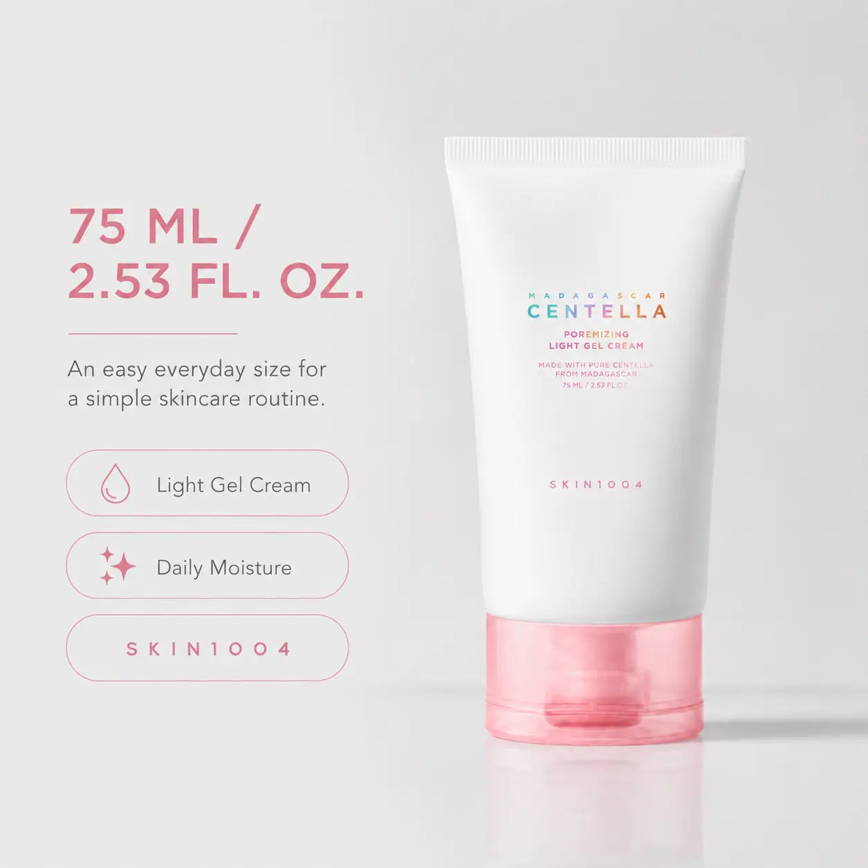 SKIN1004 Madagascar Centella Poremizing Light Gel Cream 75ml