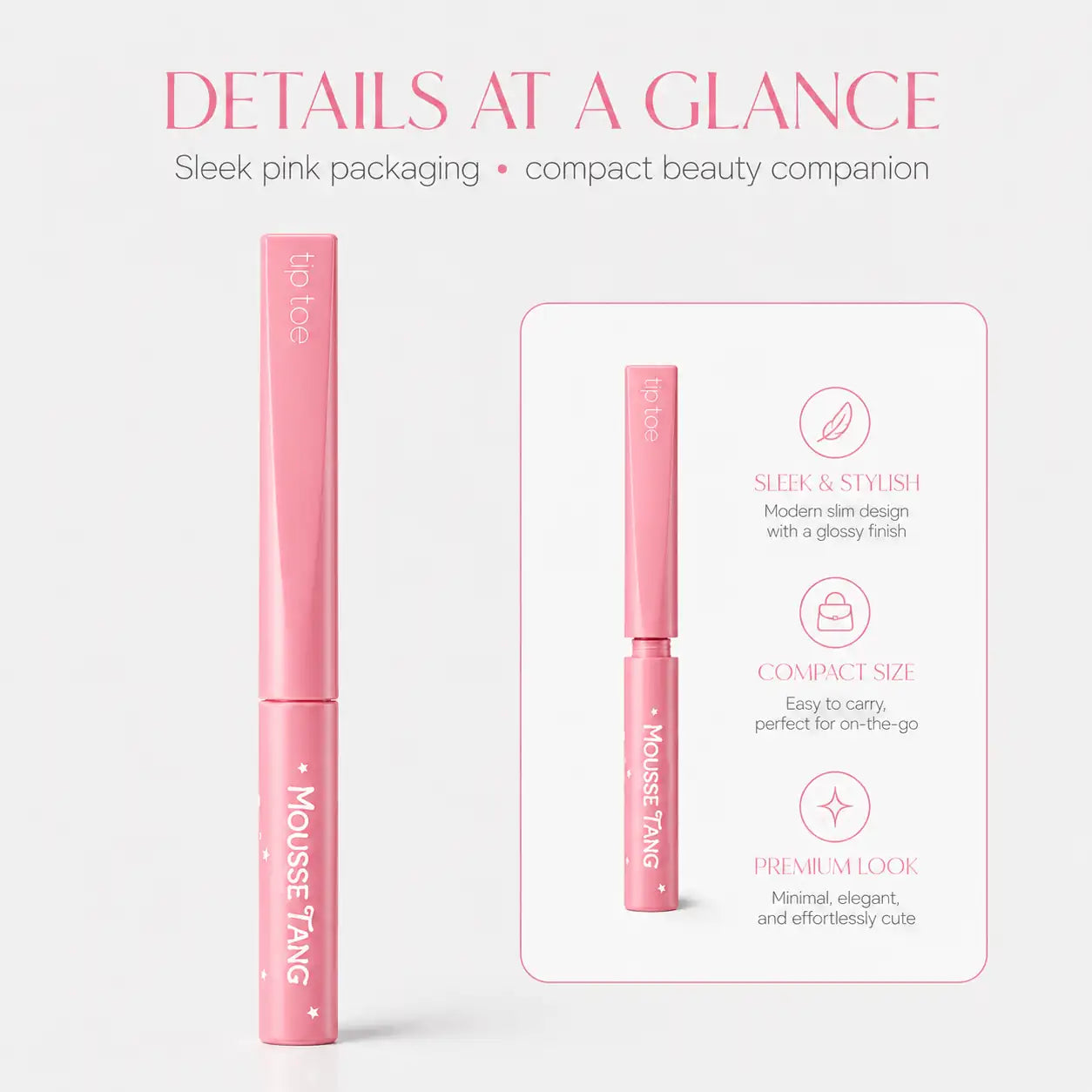 Tiptoe Mousse Tang Lip Matter 001 Amelie Lip Tint