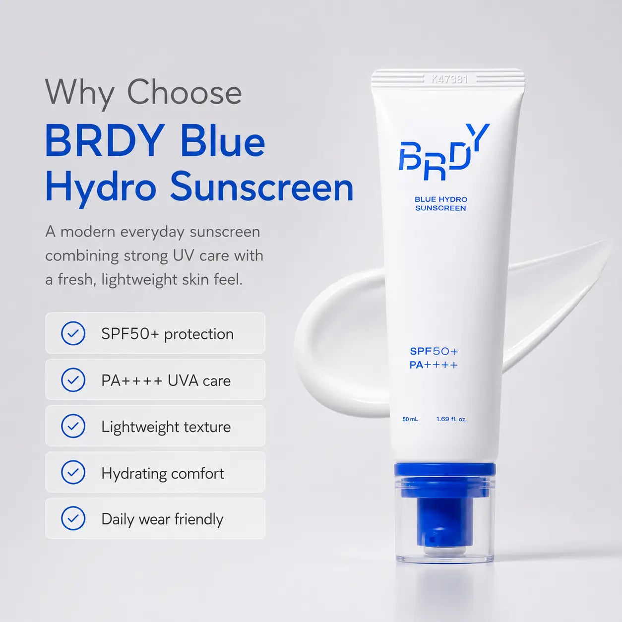 B.READY Blue Hydro Sunscreen 50ml