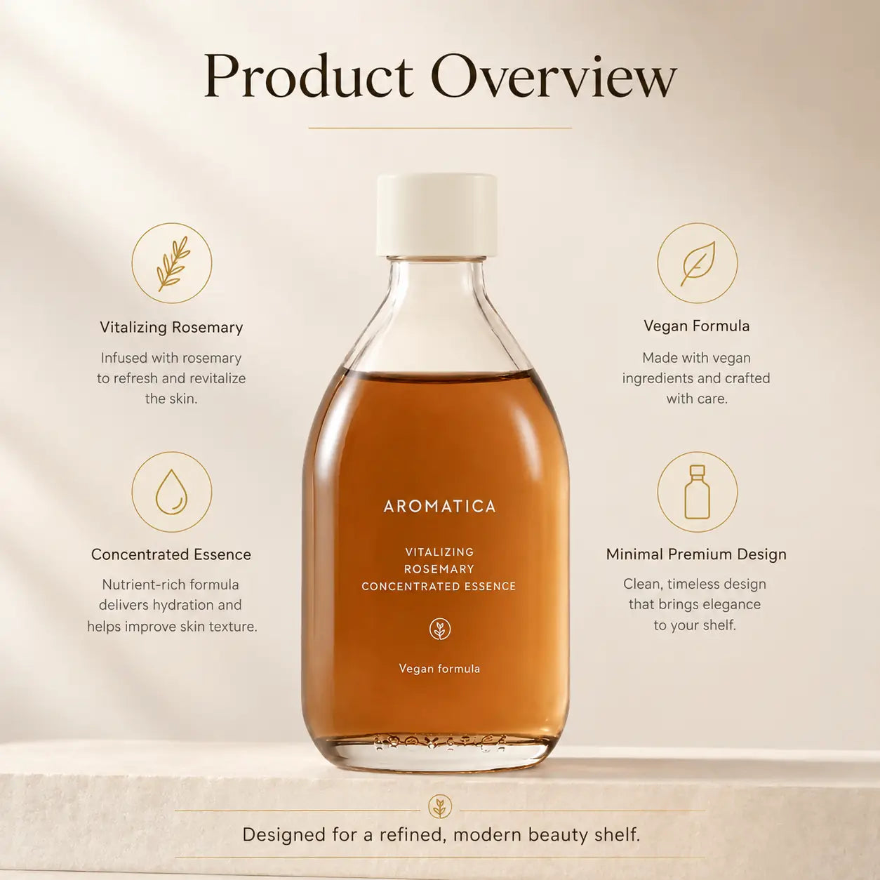 AROMATICA Vitalizing Rosemary Concentrated Essence 100ml