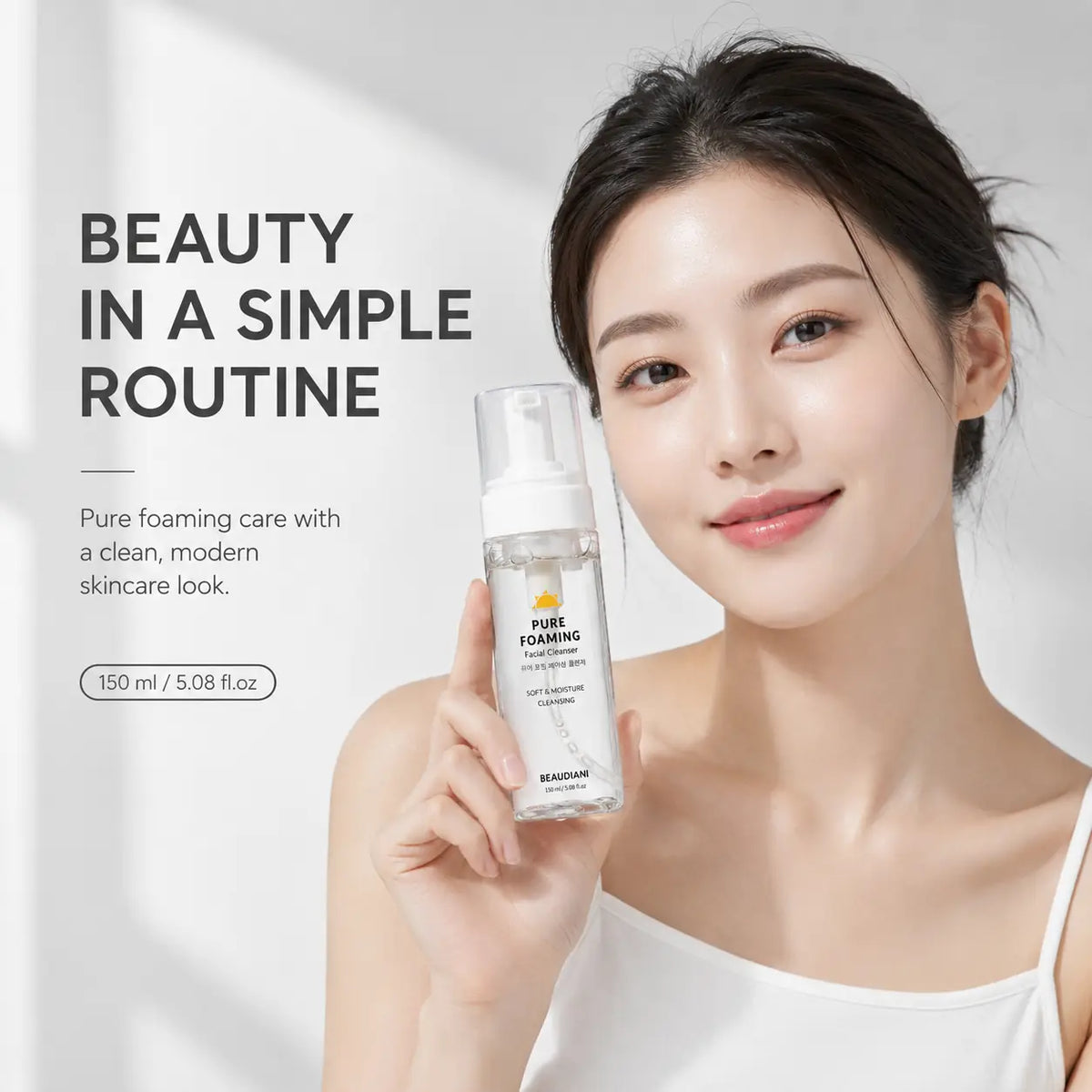 BEAUDIANI Pure Foaming Facial Cleanser 150ml
