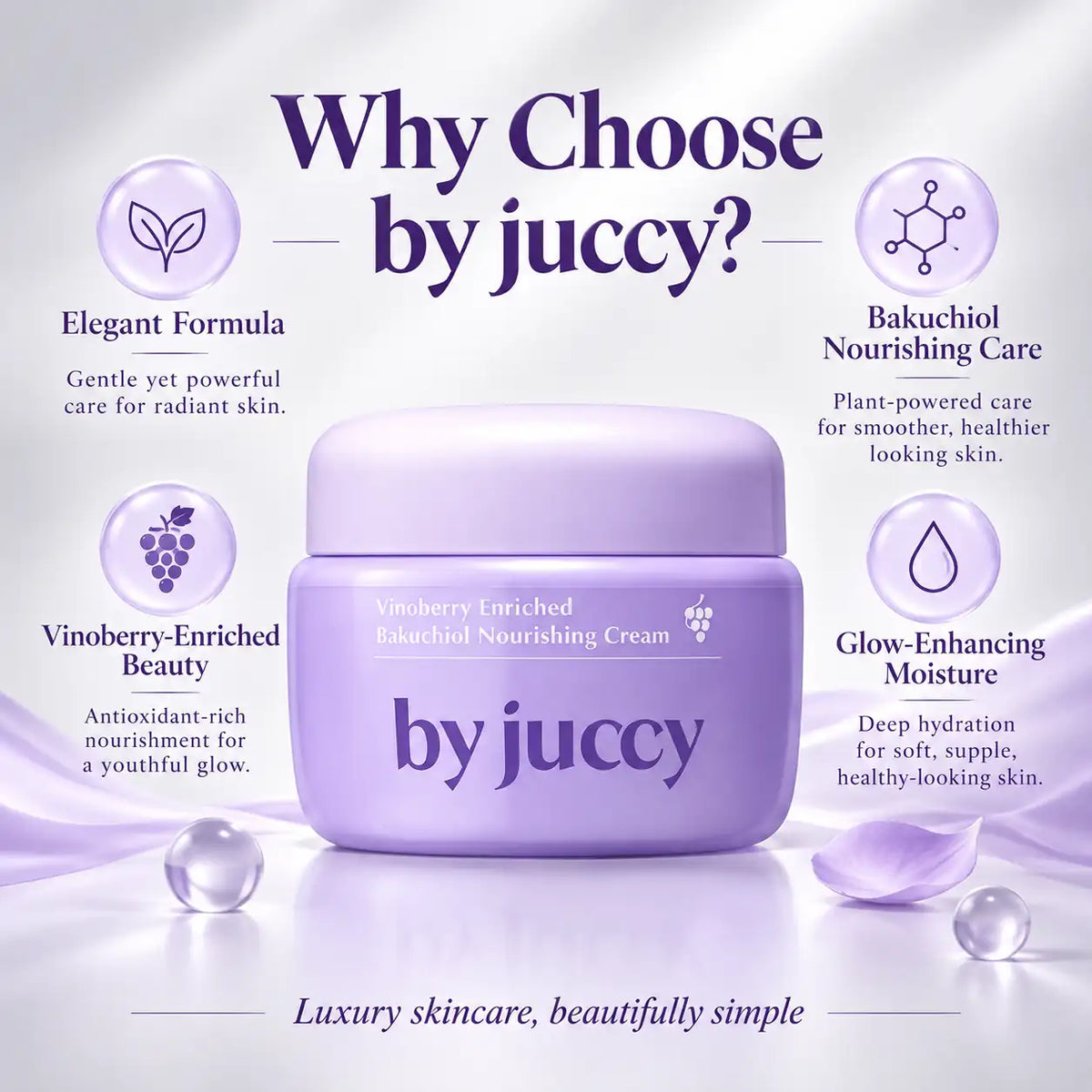 By Juccy Vinoberry Enriched Bakuchiol Nourishing Cream 55ml