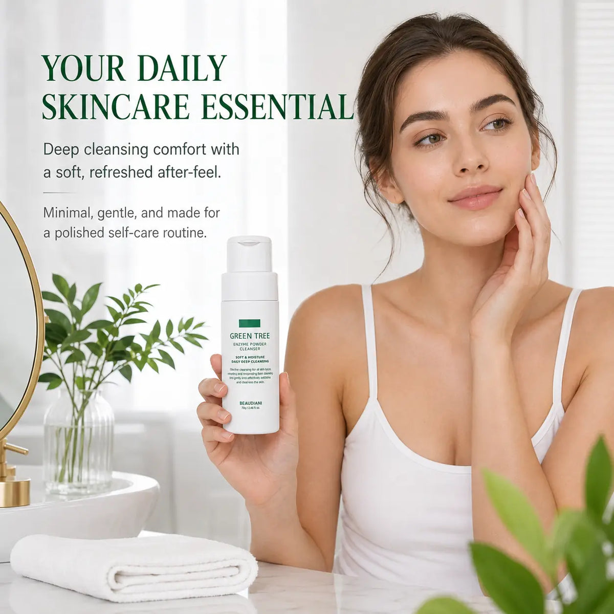 BEAUDIANI Green Tree Enzyme Powder Cleanser Base 70g