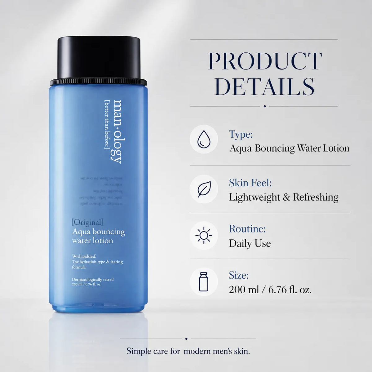 belif Manology Aqua Bouncing Water Lotion 200ml