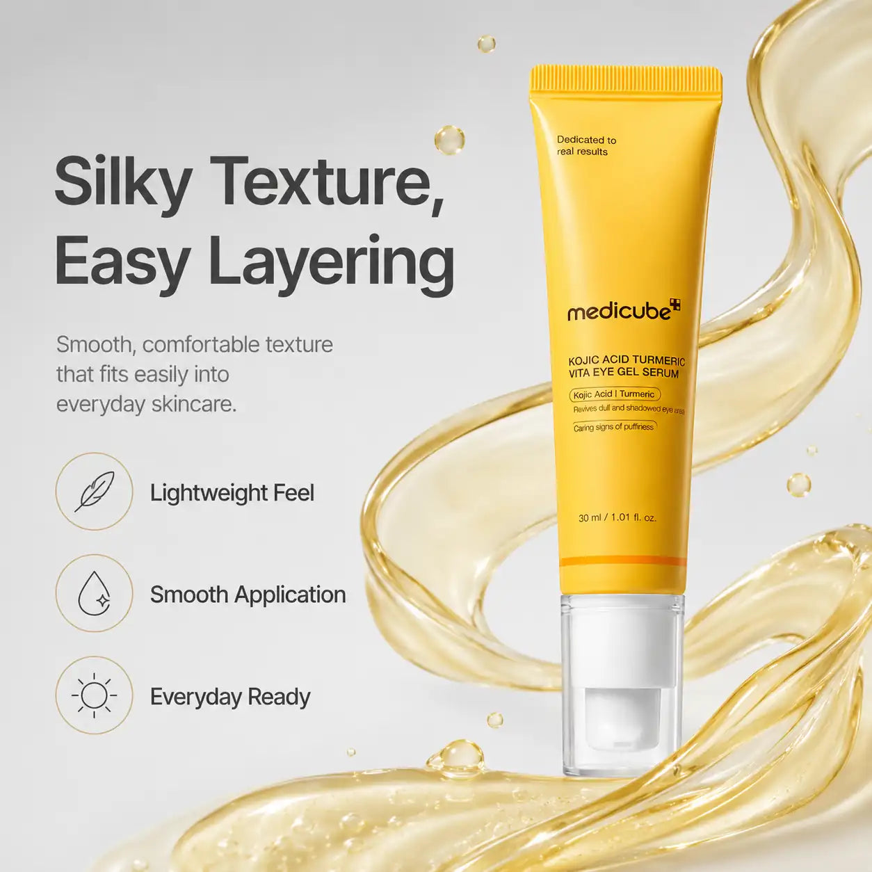 Medicube Kojic Acid Turmeric Vita Eye Gel Serum 30ml