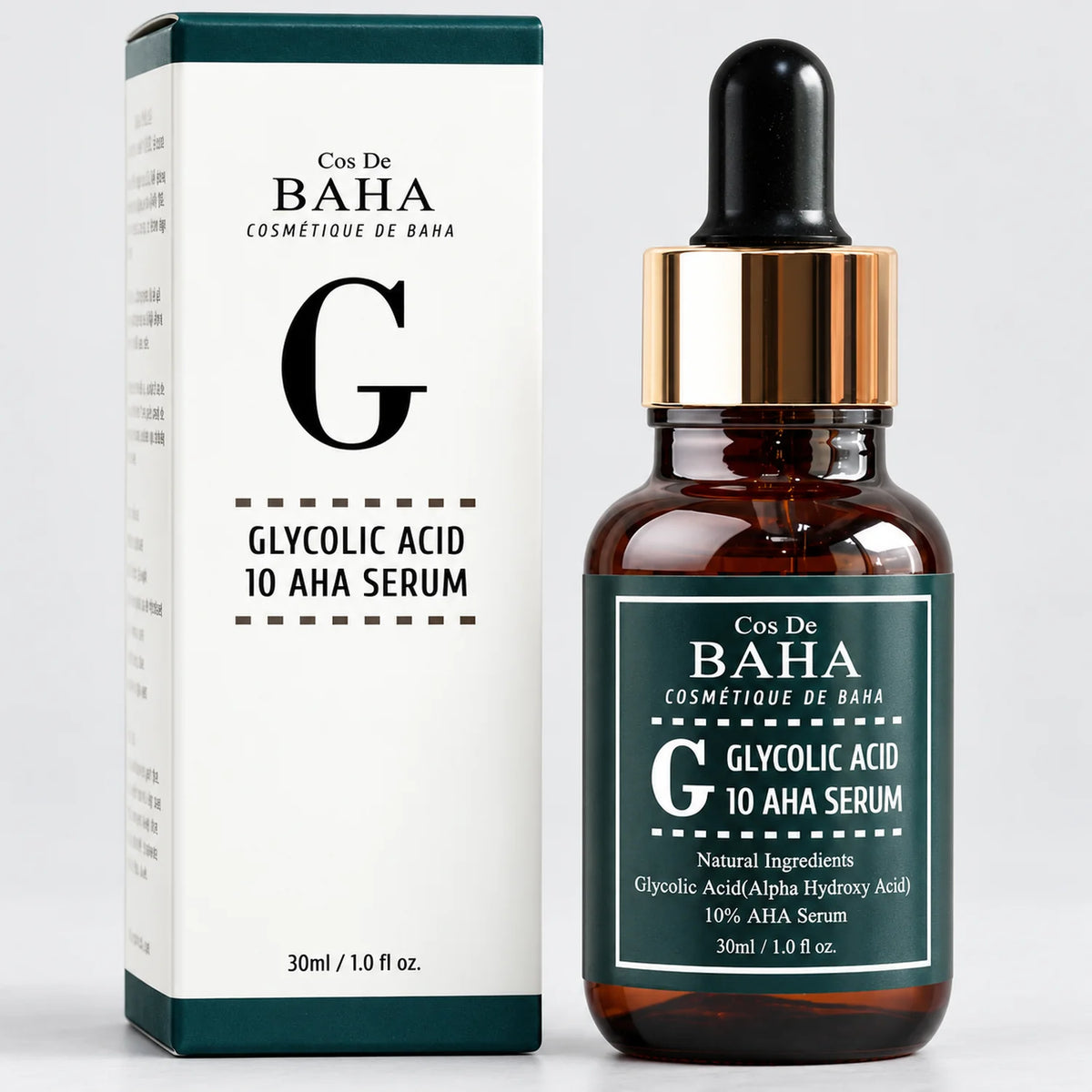 Cos De BAHA G Glycolic Acid 10% AHA Serum 30ml