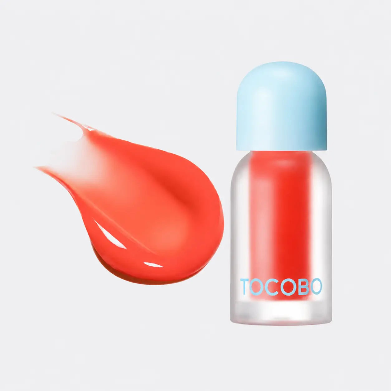 Tocobo Juicy Berry Plumping Lip Oil deep berry shade swatch