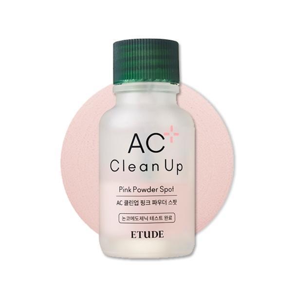 ETUDE AC Clean Up Pink Powder Spot 15ml Korean skincare product image