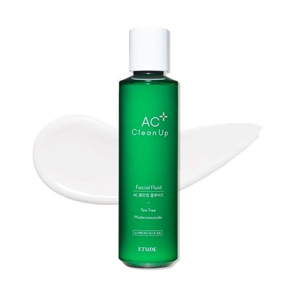 ETUDE AC Clean Up Facial Fluid 180ml Korean moisturizer product image
