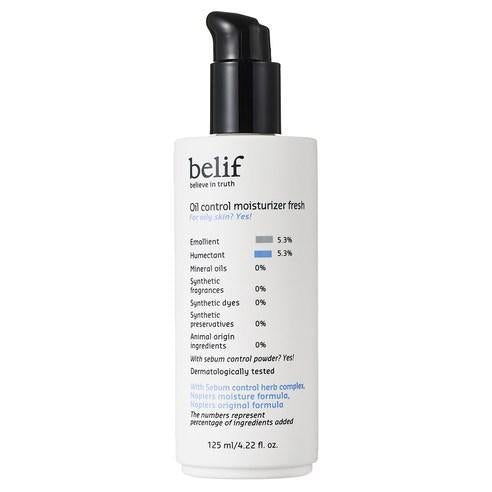 belif Oil Control Moisturizer Fresh 125 Ml 125ml Korean skincare product image