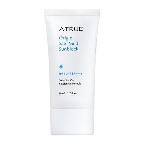 Atrue Origin Safe Mild Sunblock SPF50+ PA++++ 50g Korean sunscreen product image
