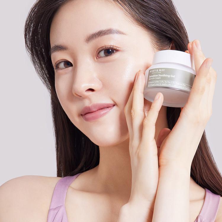 Mary&May Sensitive Soothing Gel Cream 70g Korean skincare product image