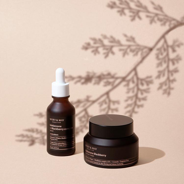 Mary&May Idebenone Blackberry Intense Cream 70g Korean skincare product image