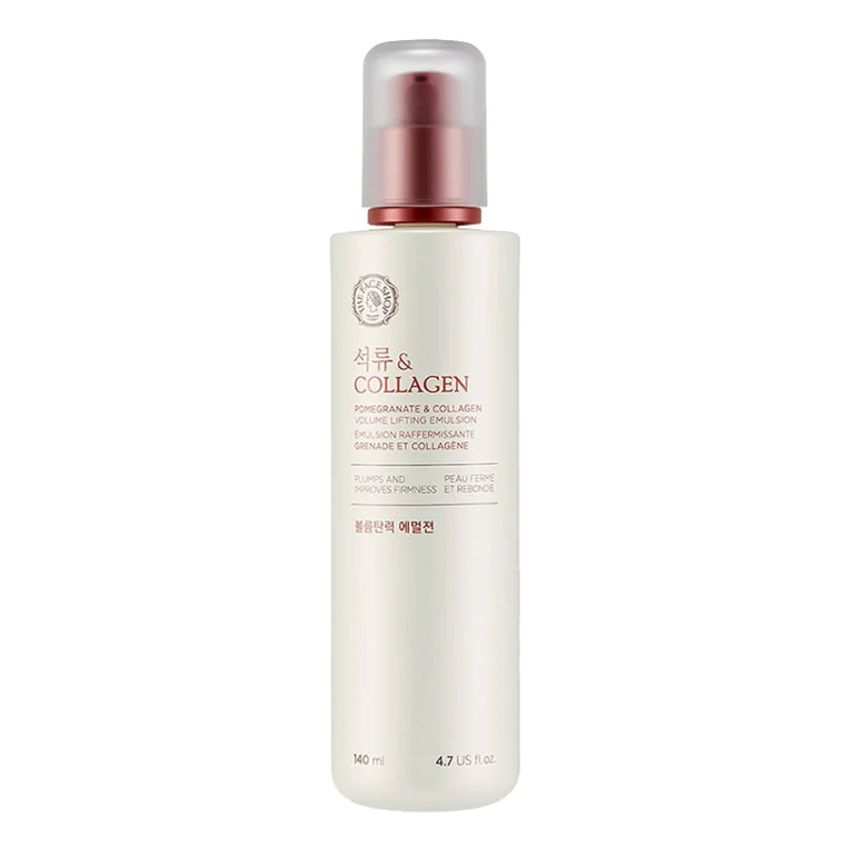 THE FACE SHOP Pomegranate and Collagen Volume Lifting Emulsion 140ml Korean skincare product image