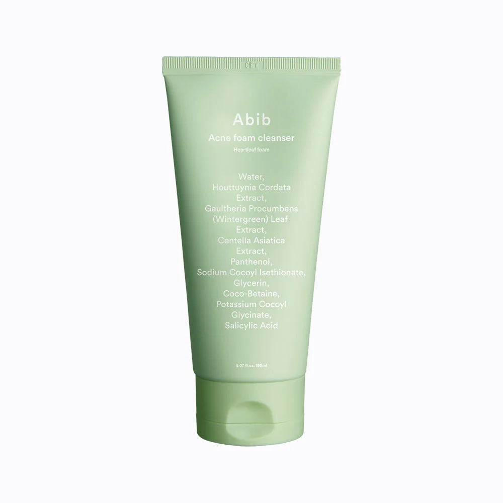 Abib Acne Foam Cleanser Heartleaf Foam 150ml Korean cleanser product image