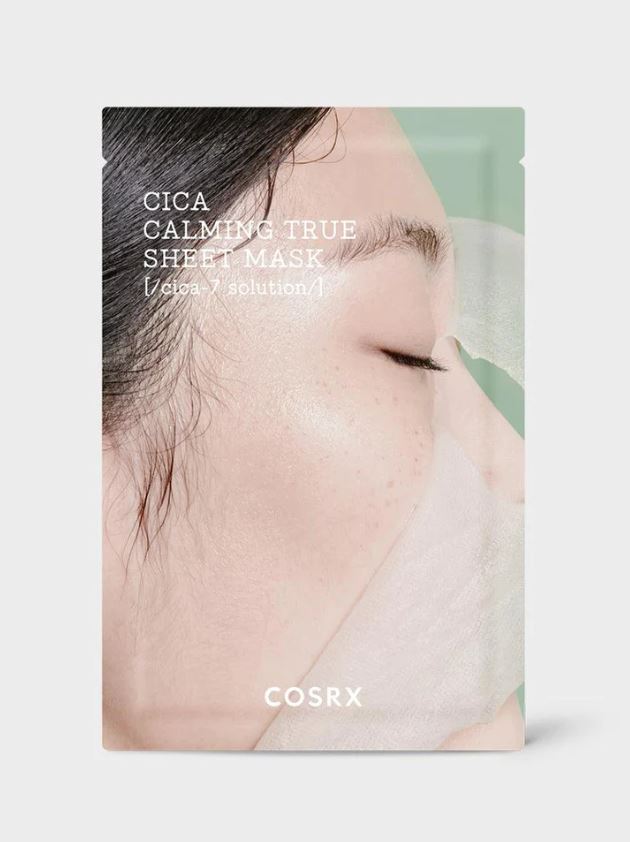COSRX Pure Fit Cica Calming True Sheet Mask 1ea 21g Korean skincare product image