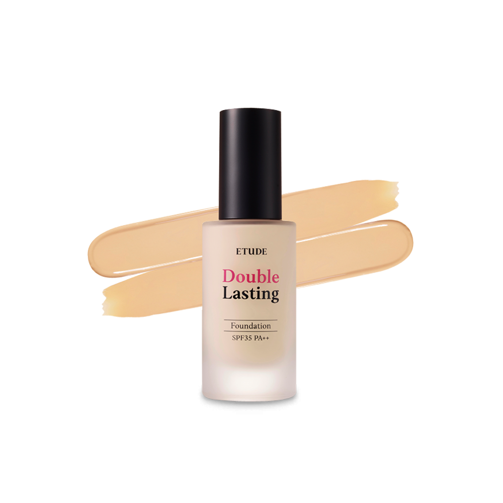 ETUDE Double Lasting Foundation 30g No.23W1 Honey Sand K-beauty makeup product image