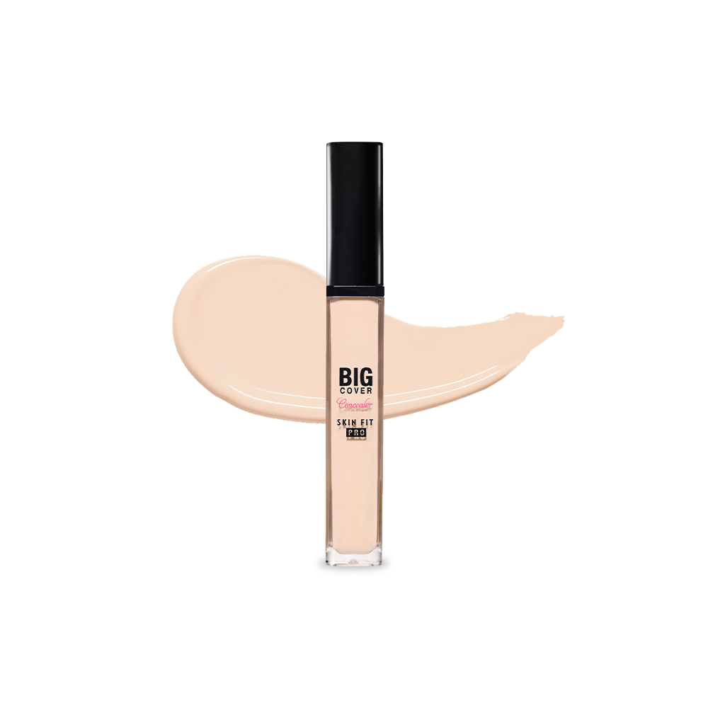 ETUDE Big Cover Skin Fit Concealer Pro #LIGHT Vanilla P03 7g P03 Light Vanilla K-beauty makeup product image
