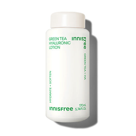 Innisfree Green Tea Hyaluronic Lotion 170ml Korean moisturizer product image