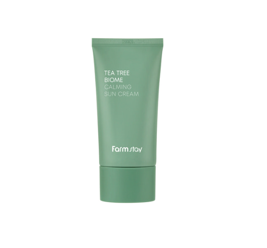 Farmstay Tea Tree Biome Calming Sun Cream 50g Korean sunscreen product image