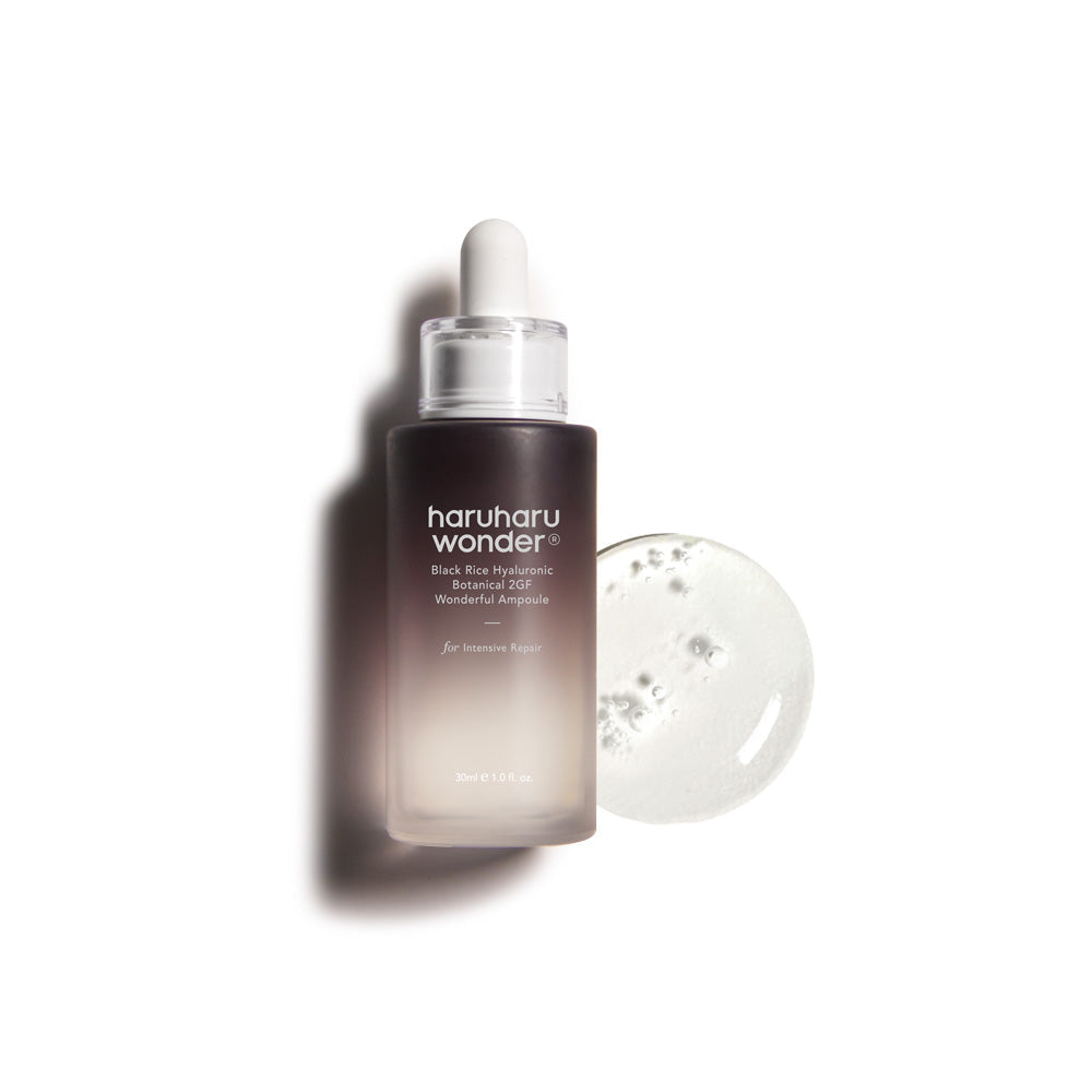 Haruharu Wonder Black Rice Hyaluronic Botanical 2GF Wonderful Ampoule 30ml Korean ampoule product image