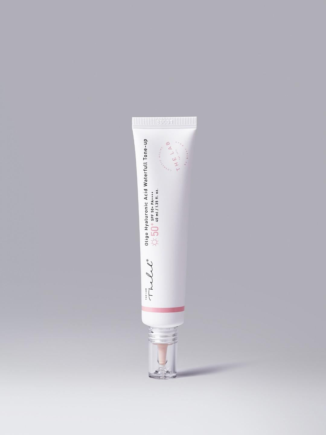 THE LAB by blanc doux Oligo Hyaluronic Acid Waterful Tone Up Cream SPF50+ PA++++ 40ml Korean sunscreen product image