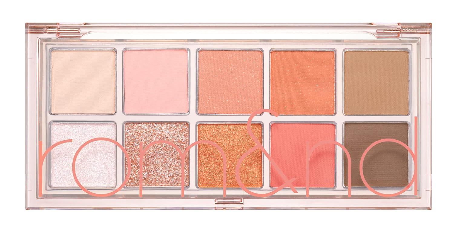 rom&nd Better Than Palette 6g #Energetic Bright 08 Peach Dahlia Garden K-beauty makeup product image