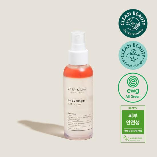 Mary&May Rose Collagen Mist Serum 100ml Korean essence product image