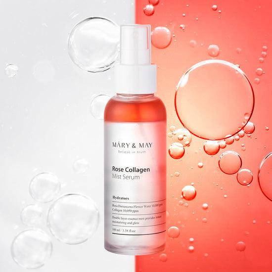 Mary&May Rose Collagen Mist Serum 100ml Korean essence product image