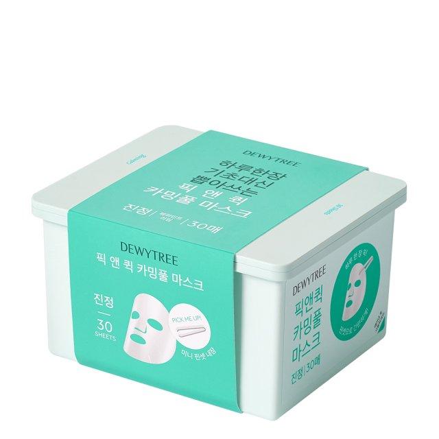 DEWYTREE Pick and Quick Calming Mask 30ea Korean skincare product image