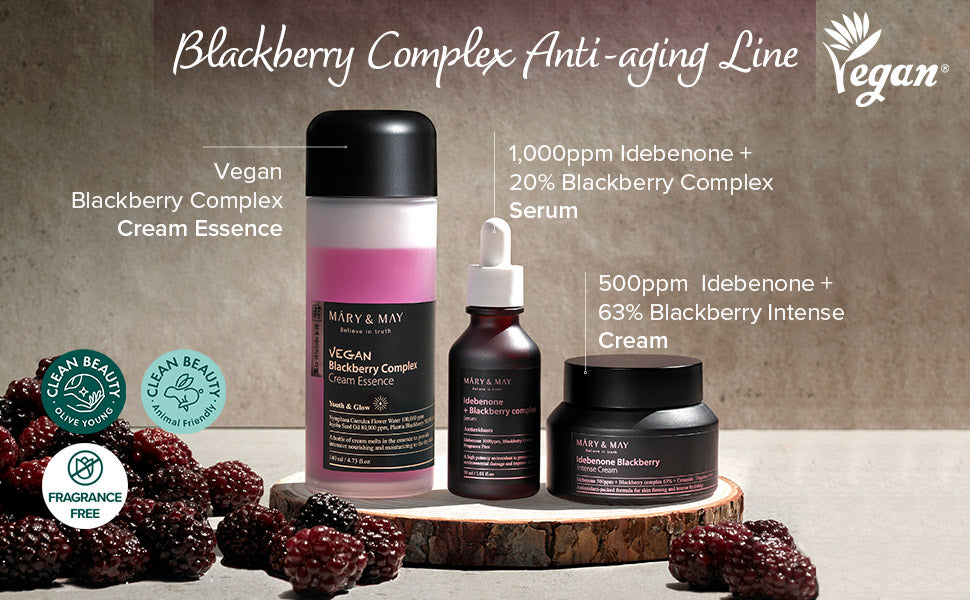 Mary&May Vegan Blackberry Complex Cream Essence 30ml Miniature Korean essence product image