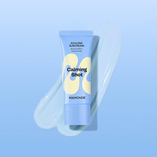 Mamonde Calming Shot Azulene Suncream SPF50+PA++++ 35ml Korean sunscreen product image